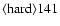 ${\rm\langle hard \rangle 141 }$