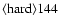 ${\rm\langle hard \rangle 144 }$