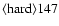 ${\rm\langle hard \rangle 147 }$