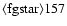 ${\rm\langle fg star\rangle 157 }$