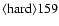 ${\rm\langle hard \rangle 159 }$