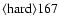 ${\rm\langle hard \rangle 167}$