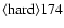 ${\rm\langle hard \rangle 174 }$