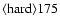 ${\rm\langle hard \rangle 175 }$