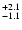 $_{\rm - 1.1 }^{+2.1 }$
