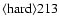 ${\rm\langle hard \rangle 213 }$