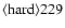 ${\rm\langle hard \rangle 229 }$