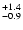 $_{\rm - 0.9 }^{+1.4 }$