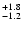$_{\rm - 1.2 }^{+1.8 }$
