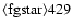 ${\rm\langle fg star\rangle 429 }$
