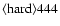 ${\rm\langle hard \rangle 444 }$