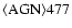 ${\rm\langle AGN \rangle 477 }$