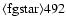 ${\rm\langle fg star\rangle 492 }$