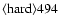${\rm\langle hard \rangle 494 }$
