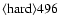 ${\rm\langle hard \rangle 496 }$