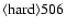${\rm\langle hard \rangle 506 }$