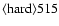 ${\rm\langle hard \rangle 515 }$
