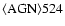 ${\rm\langle AGN\rangle 524}$