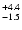 $_{\rm - 1.5 }^{+4.4 }$