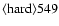 ${\rm\langle hard \rangle 549 }$