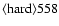 ${\rm\langle hard \rangle 558 }$