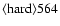 ${\rm\langle hard \rangle 564 }$