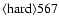${\rm\langle hard \rangle 567 }$