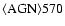 ${\rm\langle AGN\rangle 570 }$