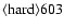 ${\rm\langle hard \rangle 603 }$