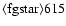 ${\rm\langle fg star\rangle 615 }$