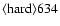 ${\rm\langle hard \rangle 634 }$