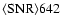 ${\rm\langle SNR\rangle 642 }$