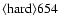 ${\rm\langle hard \rangle 654 }$