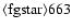 ${\rm\langle fg star\rangle 663 }$