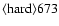 ${\rm\langle hard \rangle 673 }$