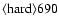 ${\rm\langle hard \rangle 690 }$