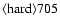${\rm\langle hard \rangle 705 }$