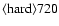 ${\rm\langle hard \rangle 720 }$