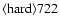${\rm\langle hard \rangle 722 }$