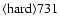 ${\rm\langle hard \rangle 731 }$