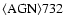 ${\rm\langle AGN\rangle 732}$