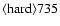 ${\rm\langle hard \rangle 735 }$