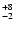 $_{\rm - 2 }^{+8 }$