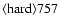 ${\rm\langle hard \rangle 757 }$