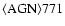 ${\rm\langle AGN \rangle771}$