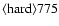 ${\rm\langle hard \rangle 775 }$