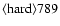 ${\rm\langle hard \rangle789}$