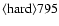 ${\rm\langle hard \rangle 795 }$