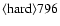 ${\rm\langle hard \rangle 796 }$
