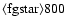 ${\rm\langle fg star\rangle 800 }$